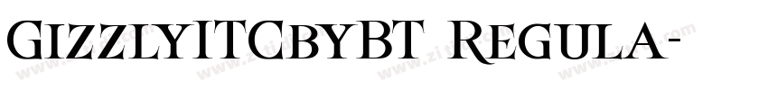 GizzlyITCbyBT Regula字体转换